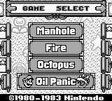 Game and Watch Gallery, capture d'écran